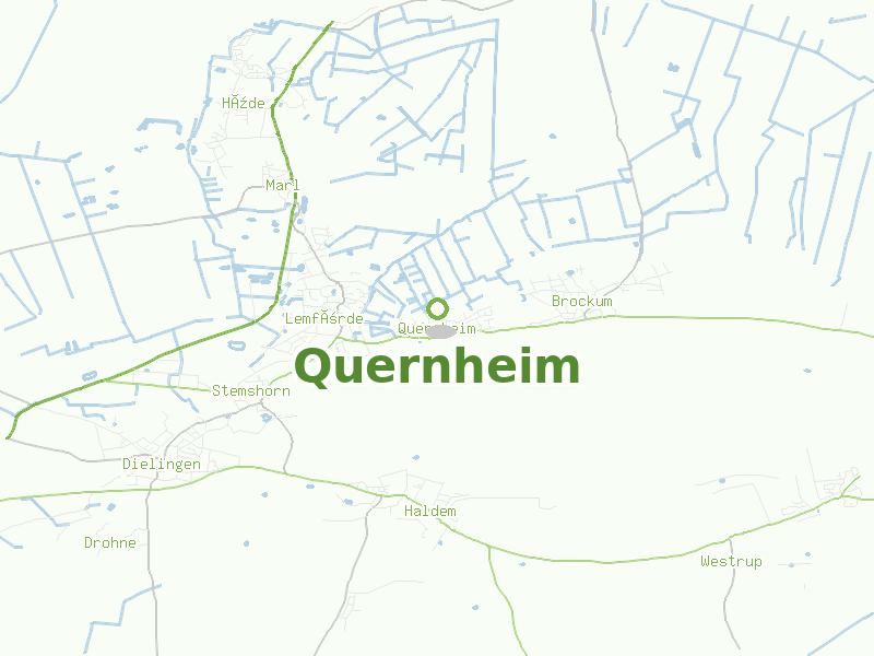 Karte von Quernheim