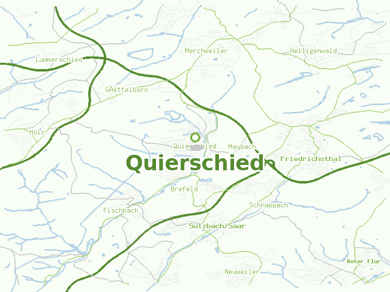 Karte von Quierschied