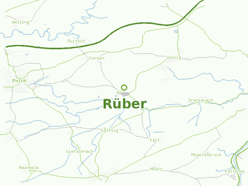 Karte von Rüber