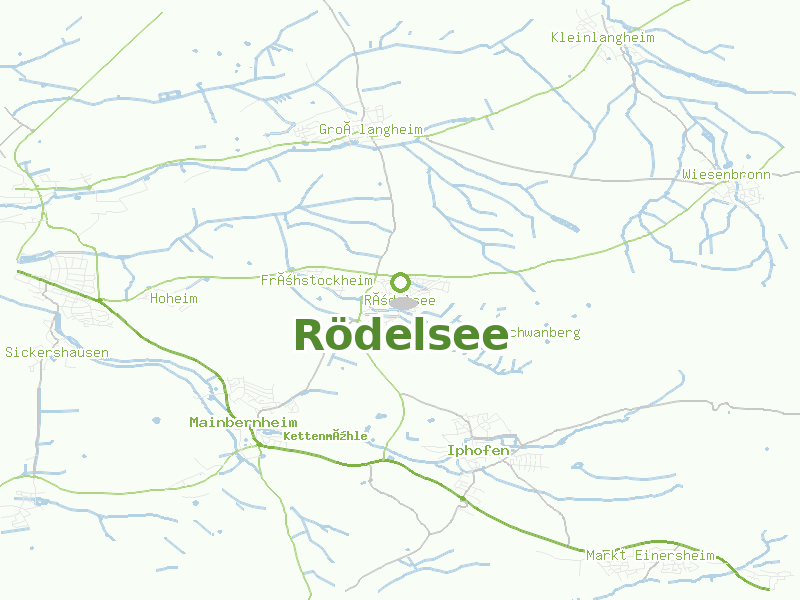 Karte von Rödelsee