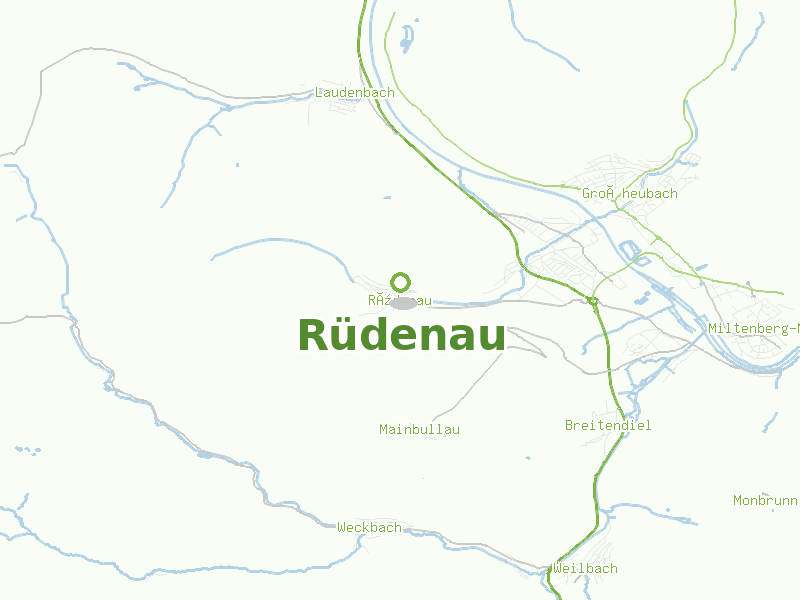 Karte von Rüdenau