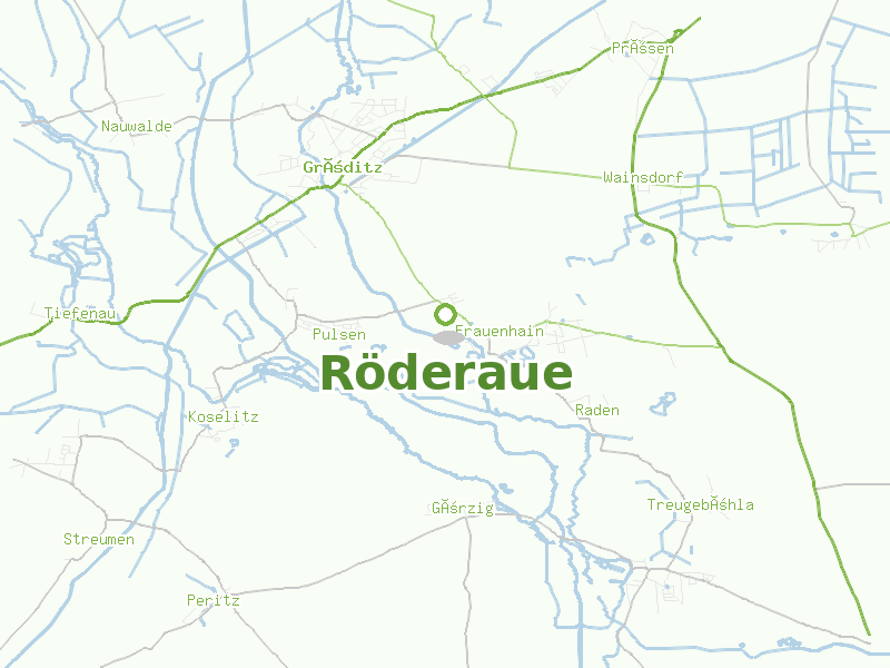 Karte von Röderaue