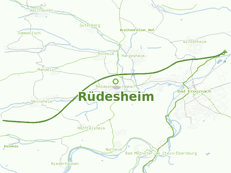 Karte von Rüdesheim