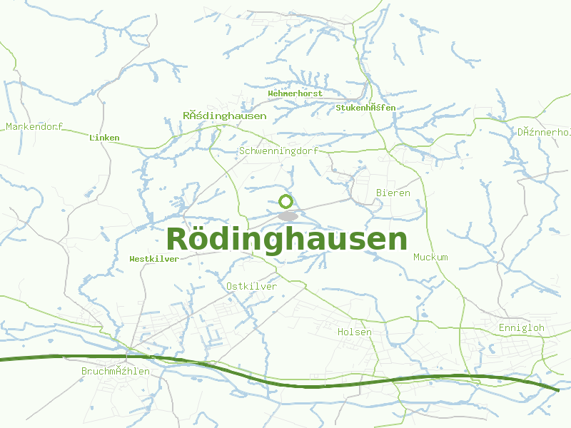 Karte von Rödinghausen