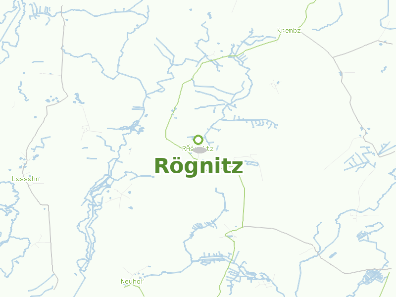 Karte von Rögnitz