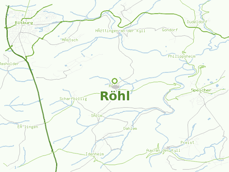 Karte von Röhl