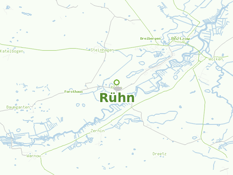 Karte von Rühn