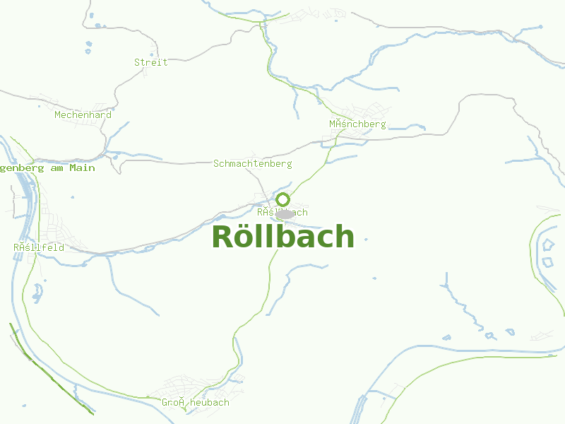Karte von Röllbach
