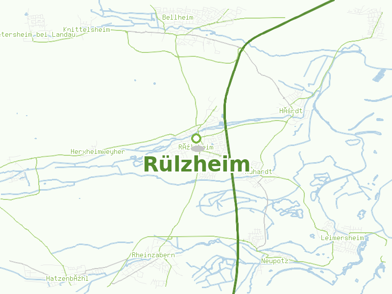 Karte von Rülzheim