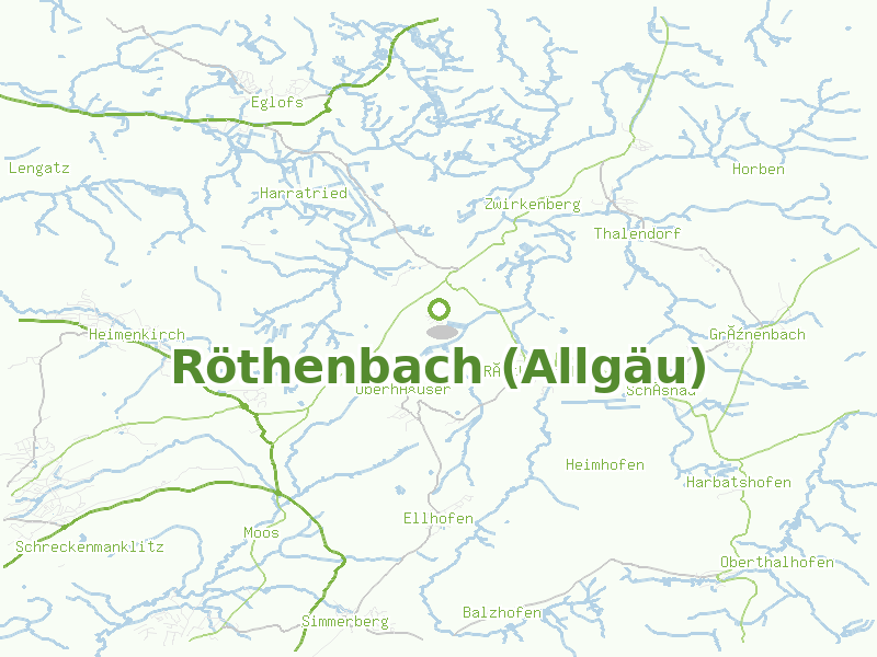 Karte von Röthenbach (Allgäu)