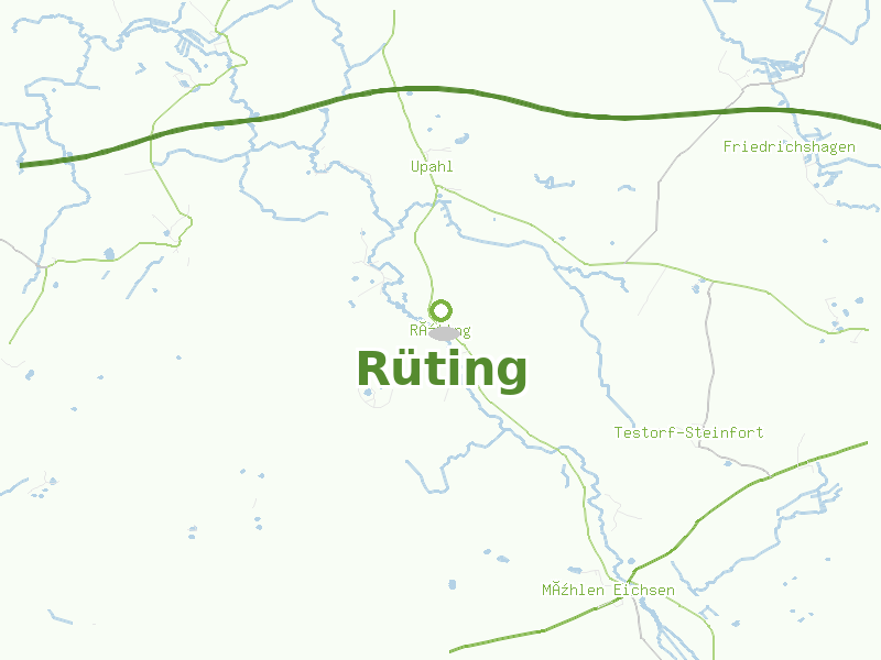 Karte von Rüting