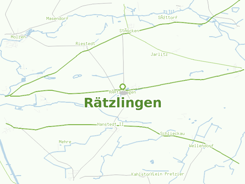 Karte von Rätzlingen