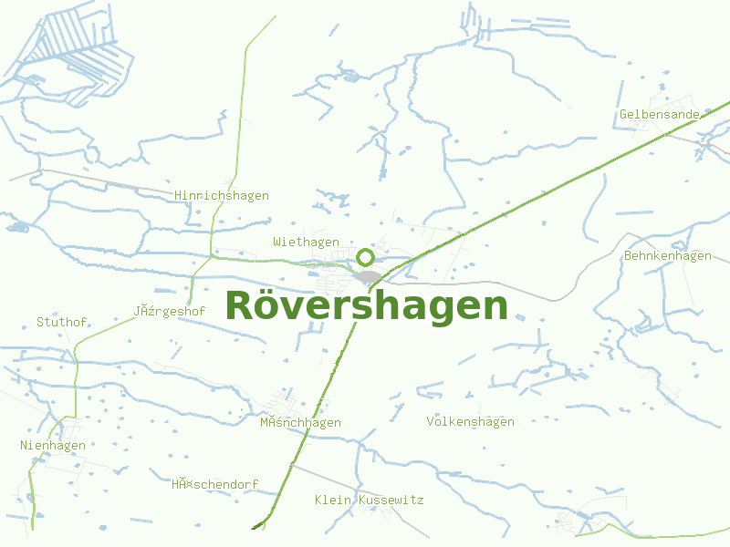 Karte von Rövershagen
