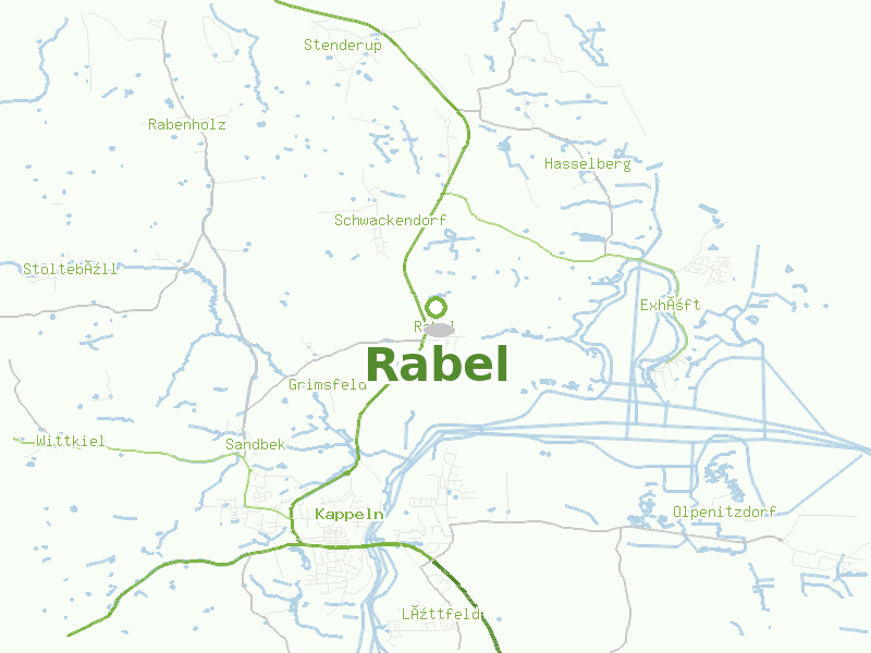 Karte von Rabel