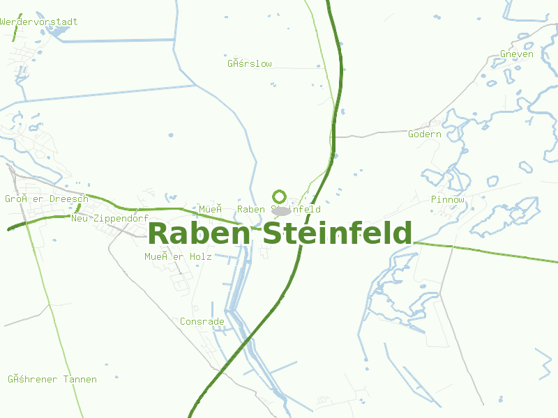 Karte von Raben Steinfeld