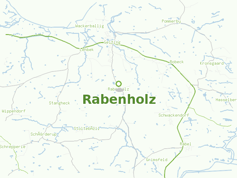 Karte von Rabenholz