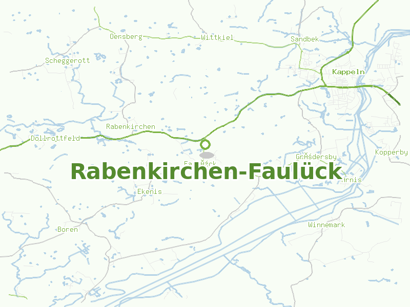 Karte von Rabenkirchen-Faulück