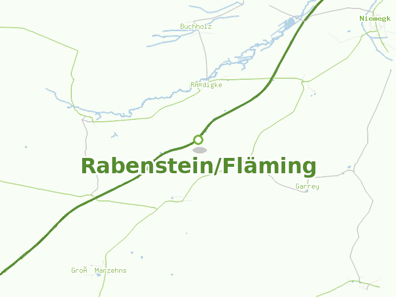 Karte von Rabenstein/Fläming