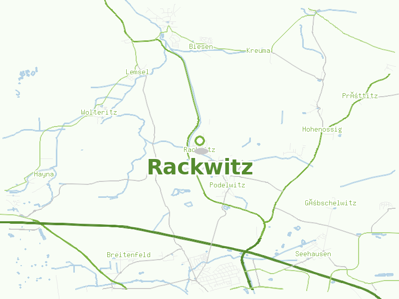 Karte von Rackwitz