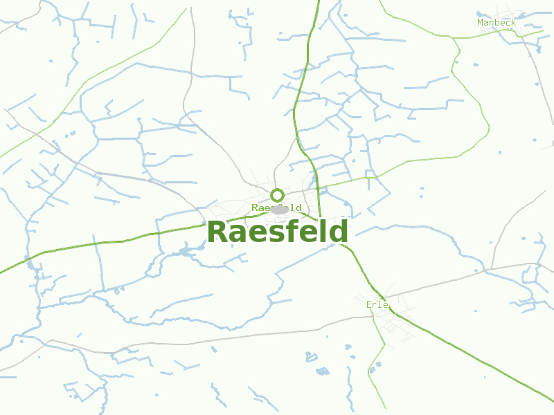Karte von Raesfeld