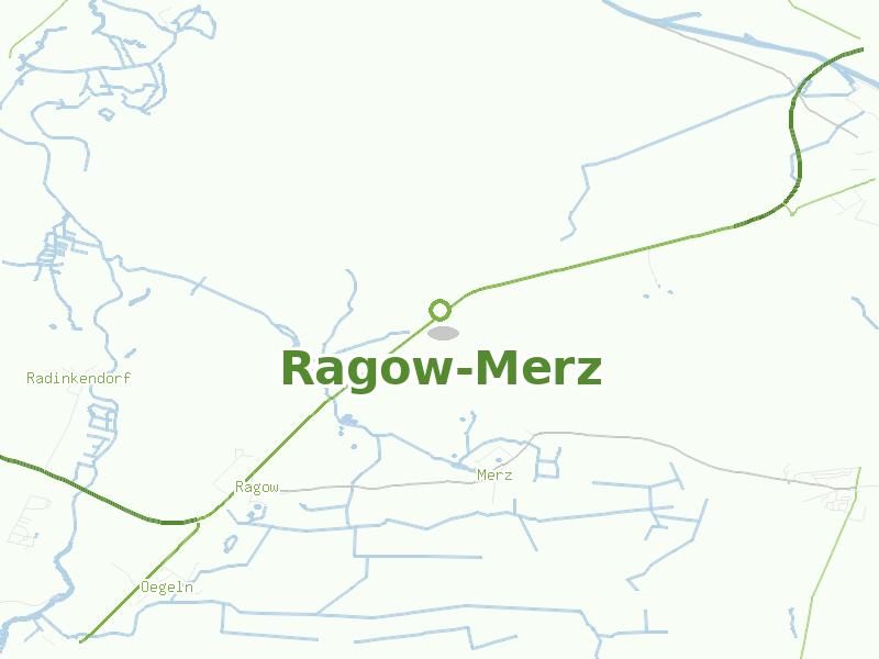 Karte von Ragow-Merz