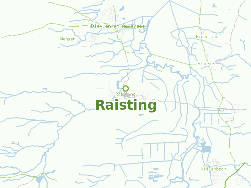 Karte von Raisting