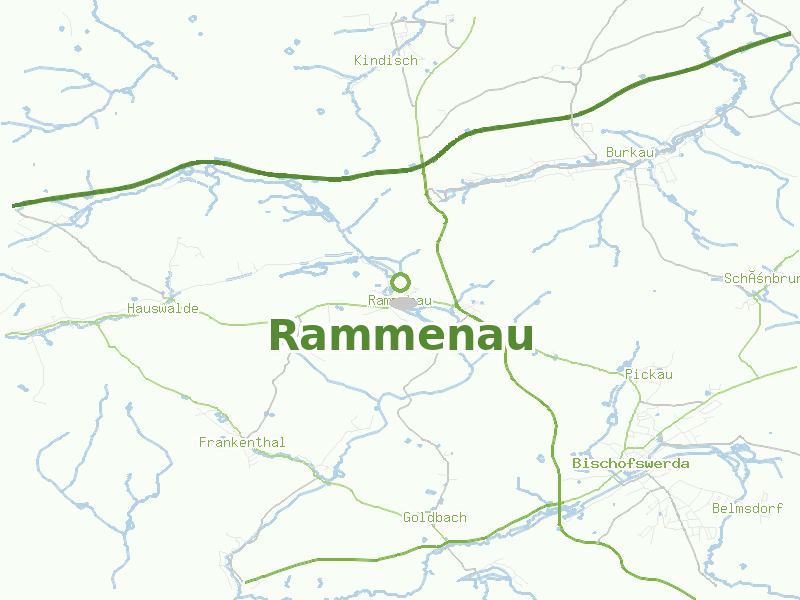 Karte von Rammenau