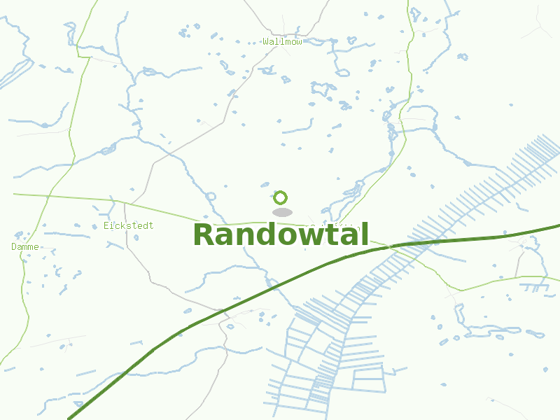Karte von Randowtal