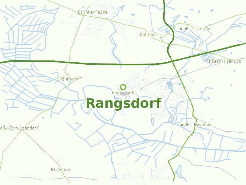 Karte von Rangsdorf