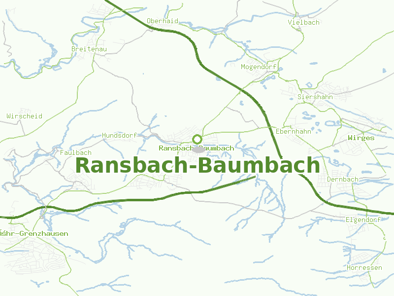 Karte von Ransbach-Baumbach