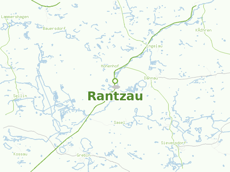Karte von Rantzau