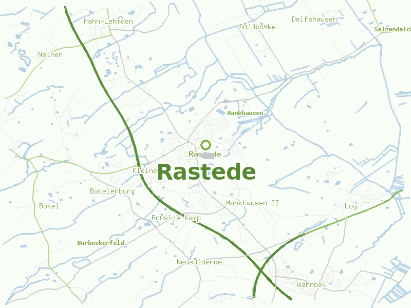 Karte von Rastede