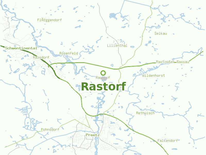 Karte von Rastorf
