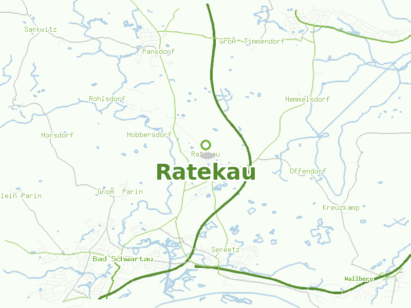 Karte von Ratekau