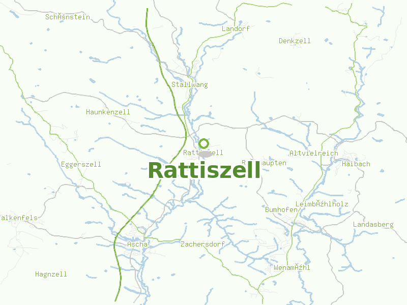 Karte von Rattiszell