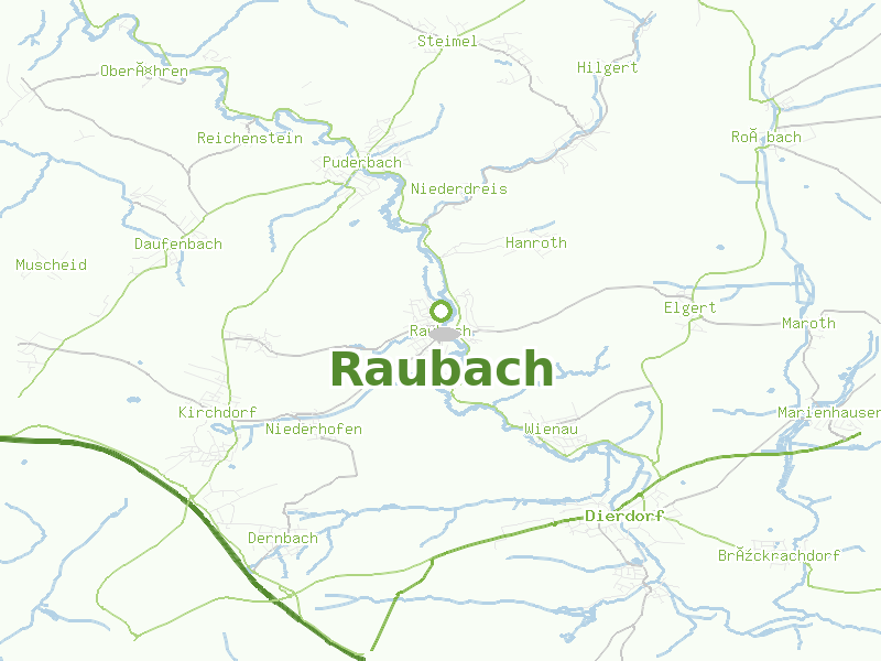 Karte von Raubach