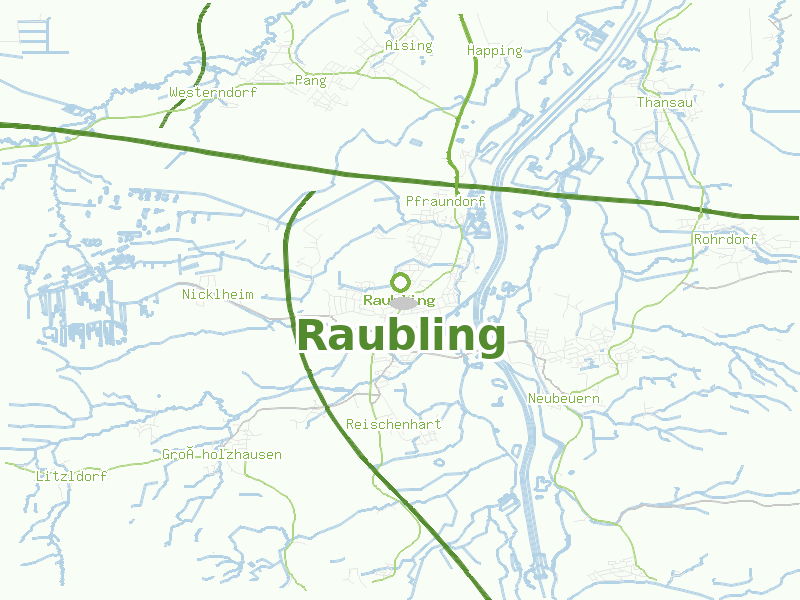 Karte von Raubling
