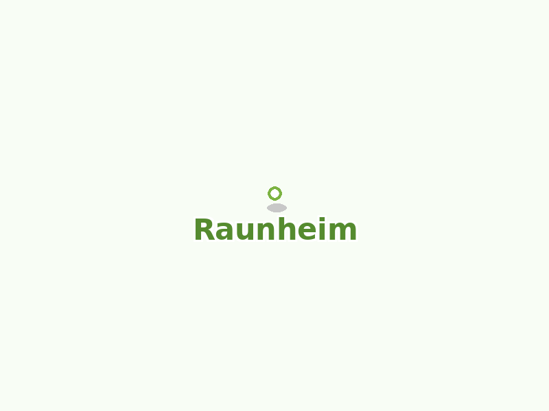 Karte von Raunheim