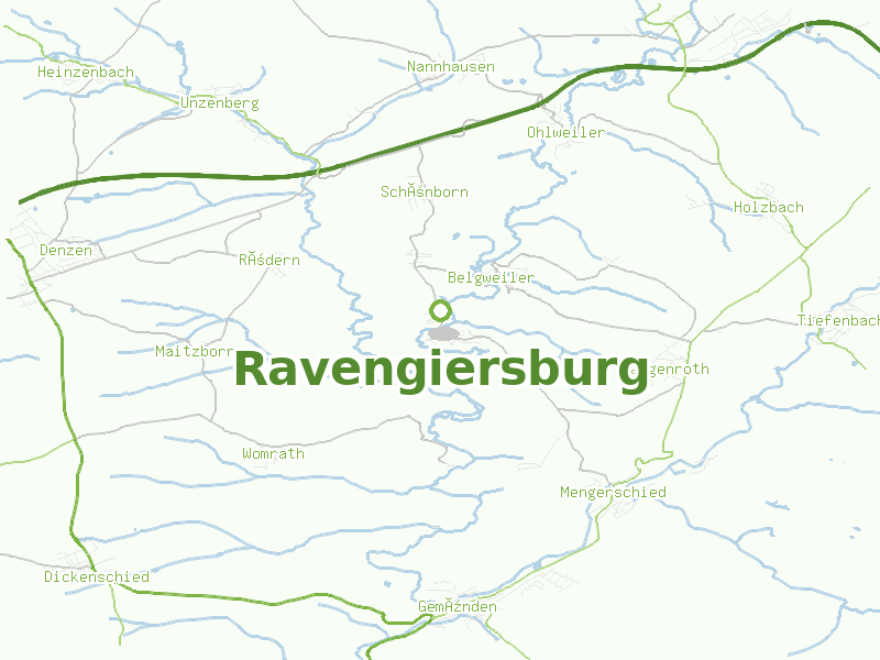 Karte von Ravengiersburg