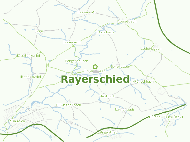 Karte von Rayerschied