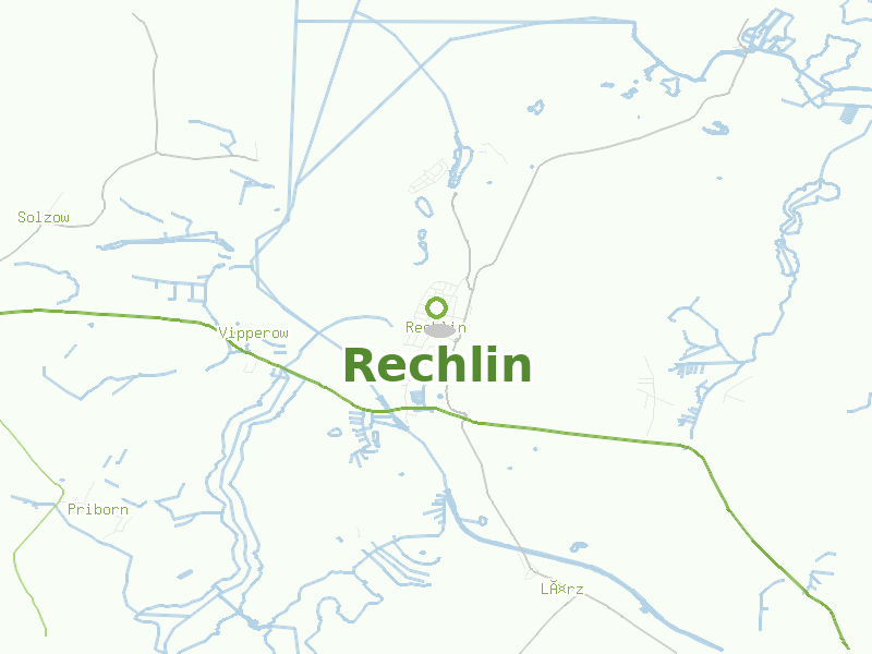 Karte von Rechlin