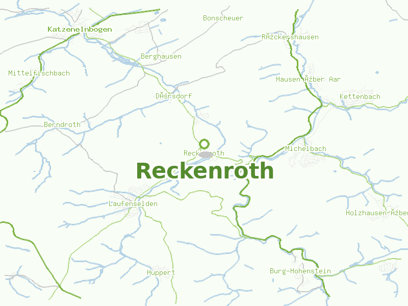 Karte von Reckenroth