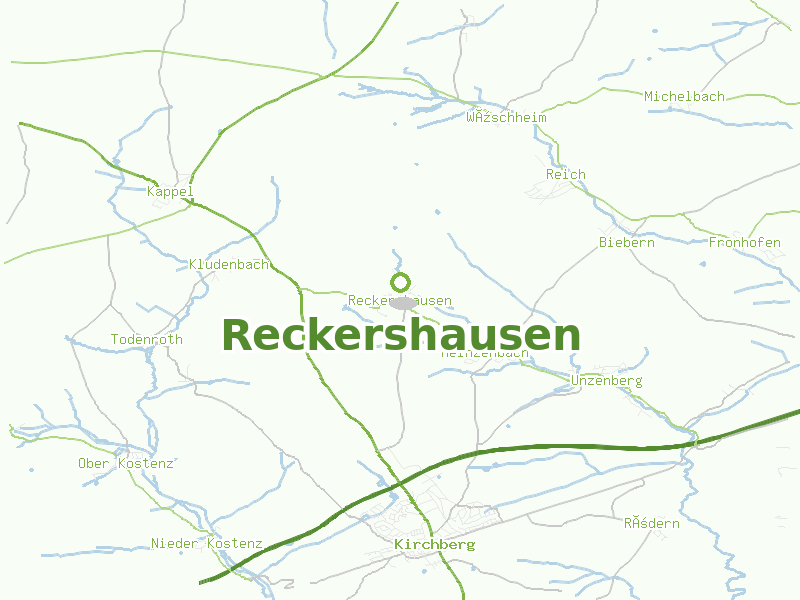 Karte von Reckershausen