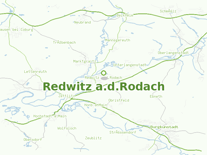 Karte von Redwitz a.d.Rodach