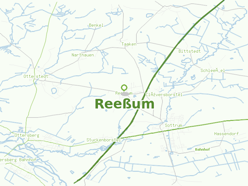 Karte von Reeßum