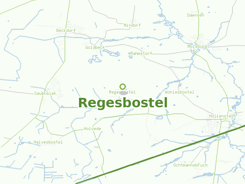 Karte von Regesbostel