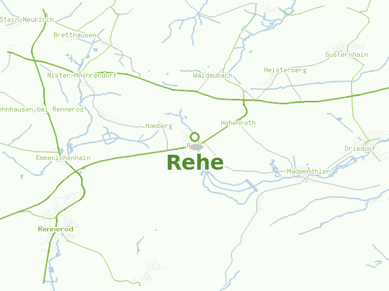 Karte von Rehe