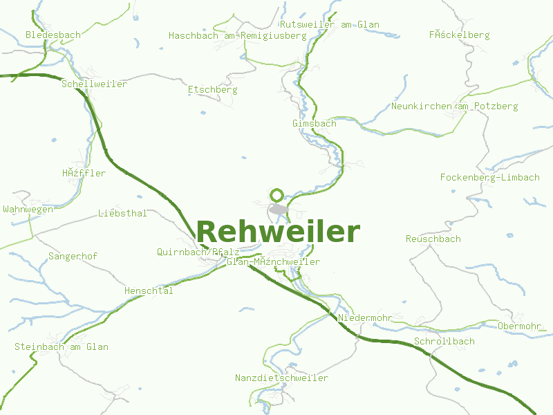 Karte von Rehweiler