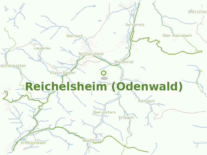 Karte von Reichelsheim (Odenwald)