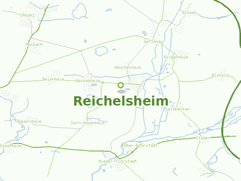 Karte von Reichelsheim